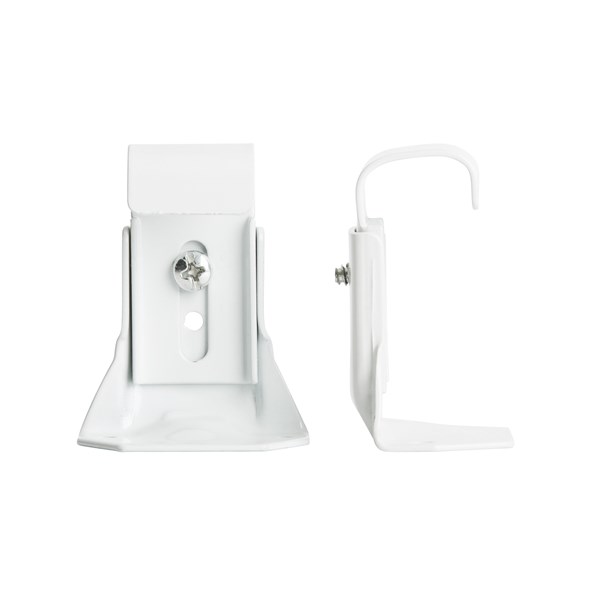 Extendable Track Brackets 50mm White - Essential